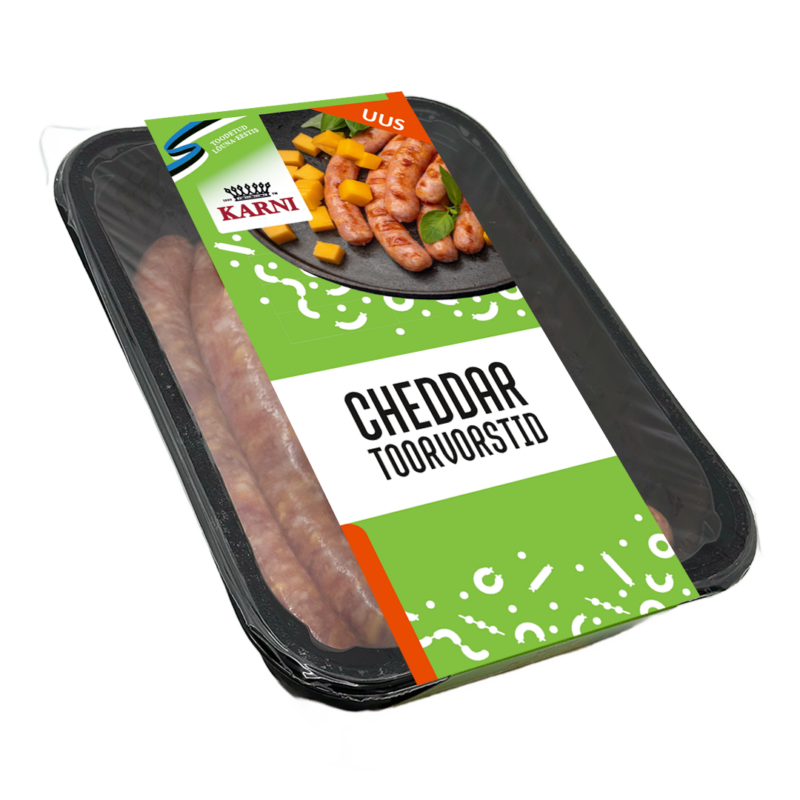 Cheddar juustuga toorvorstid